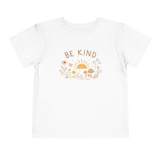 Be Kind Floral Toddler Tee