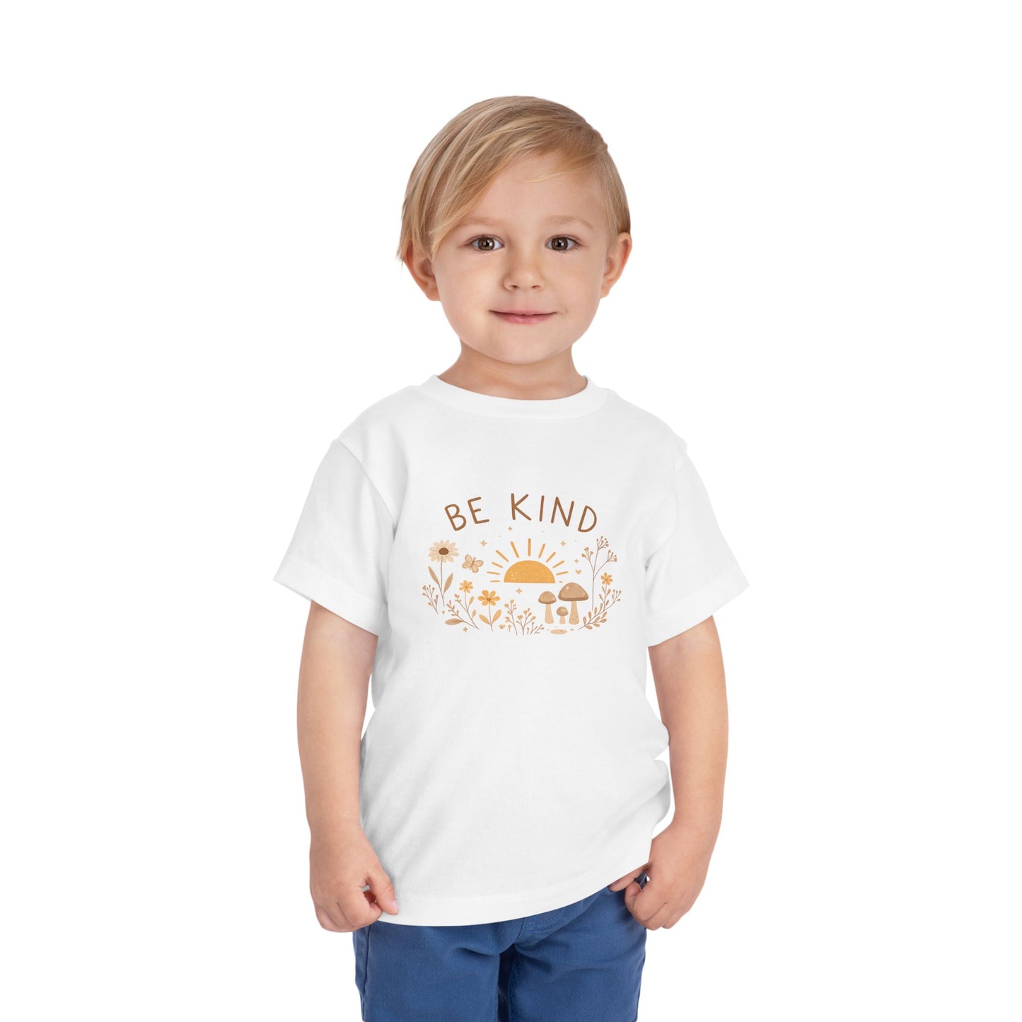 Be Kind Floral Toddler Tee