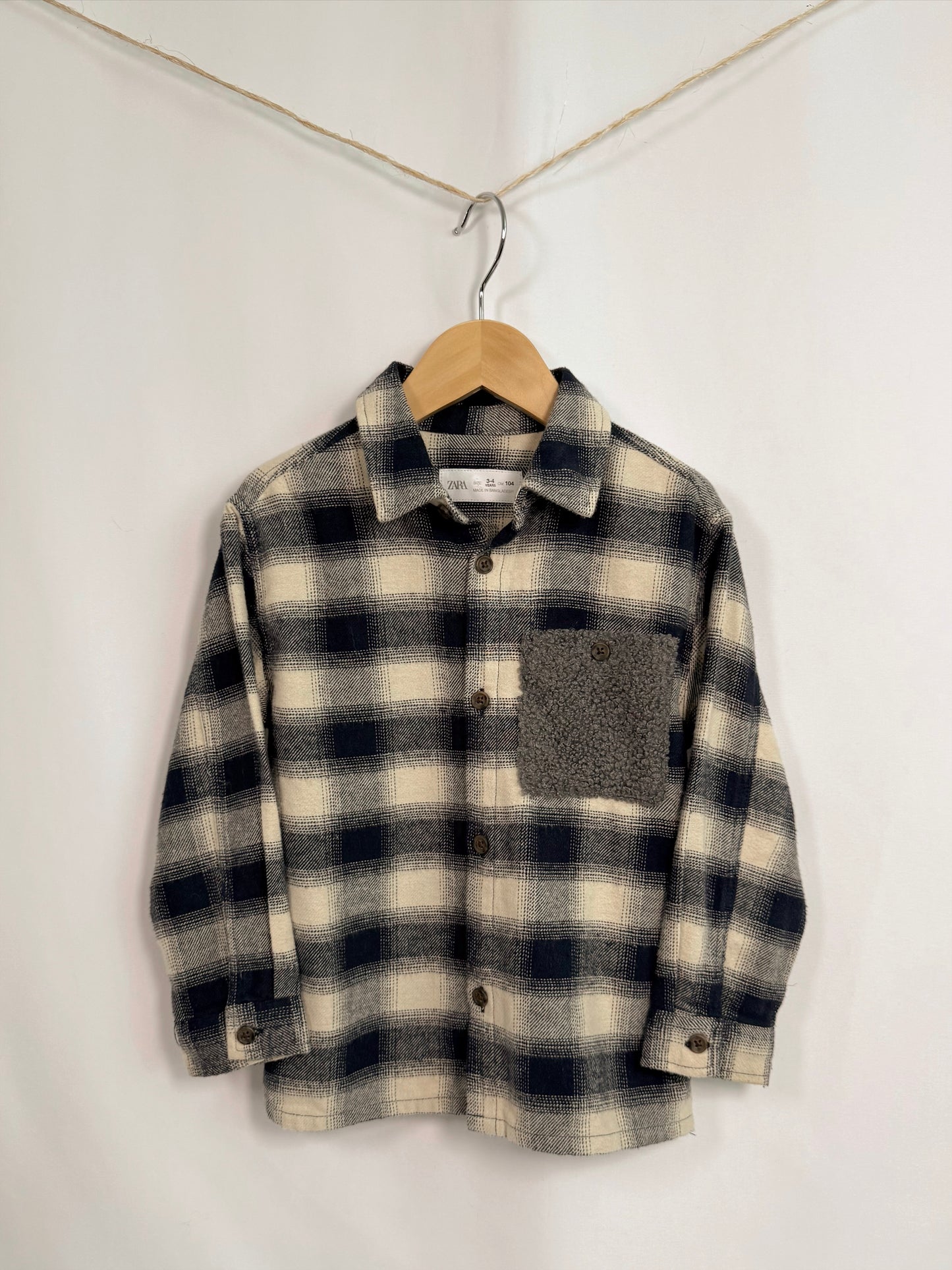 Zara Plaid Flannel Shirt