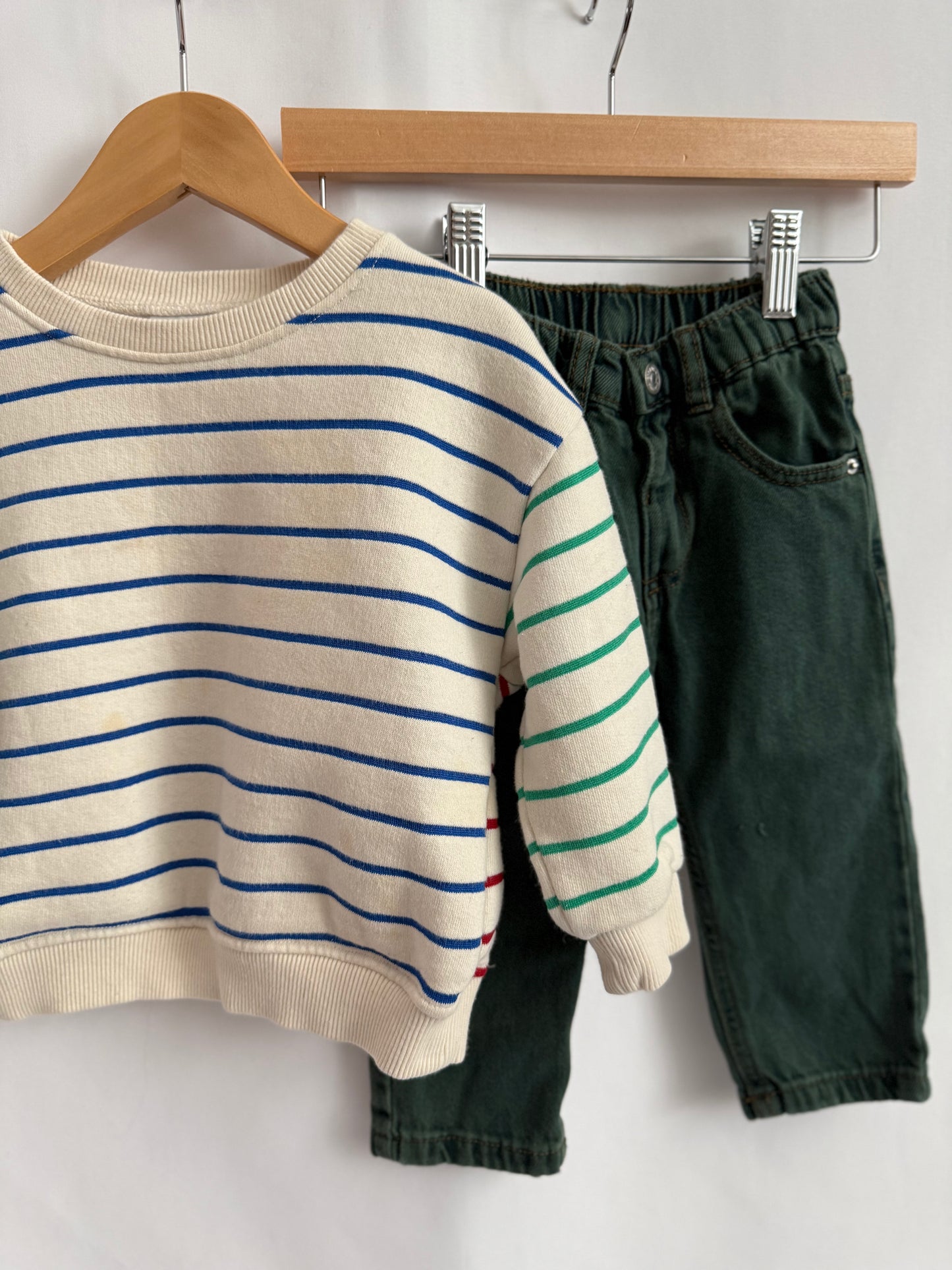 Zara Sweatshirt and Jeans
