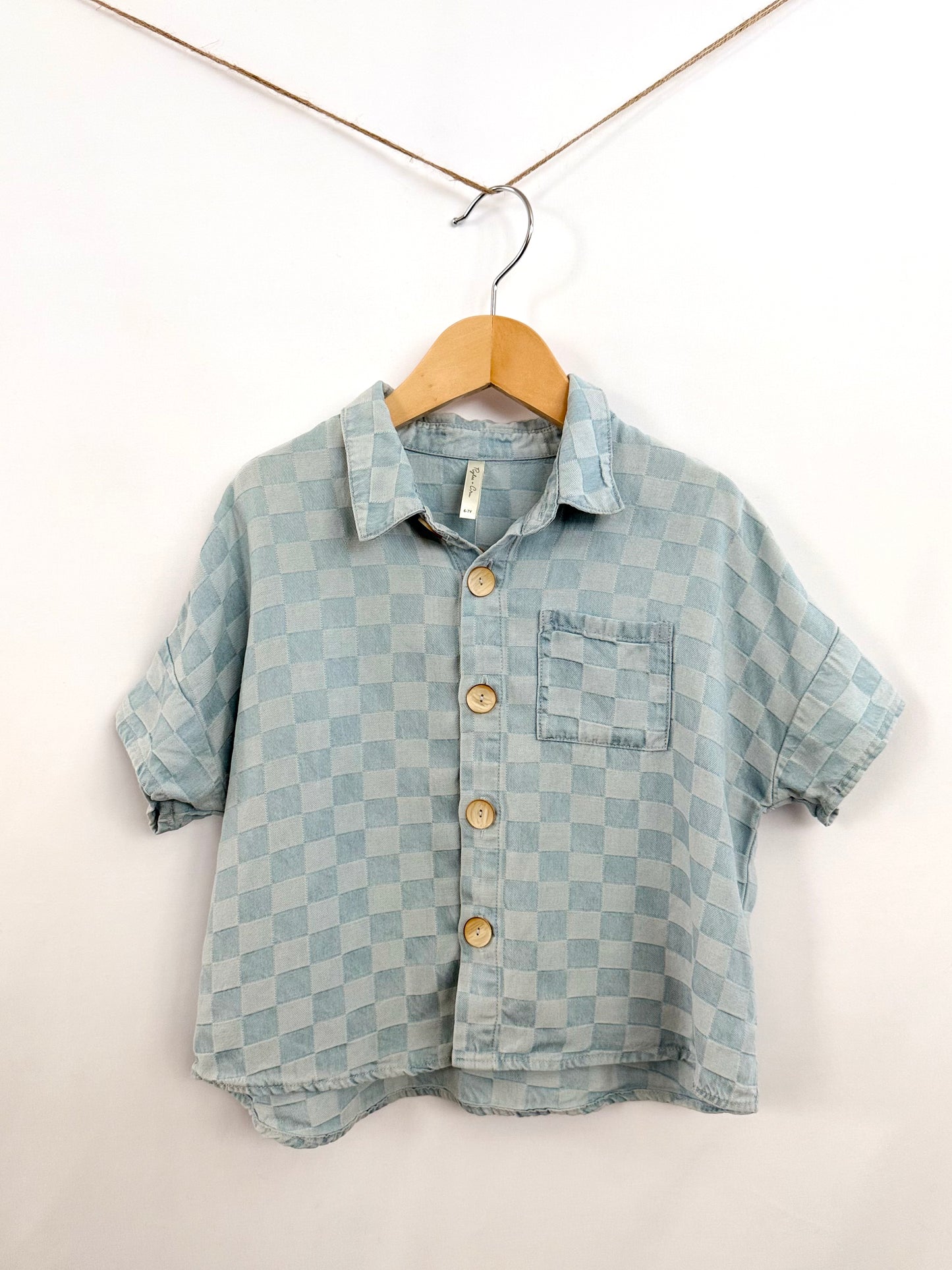 Rylee+Cru Boxy Shirt 6-7y