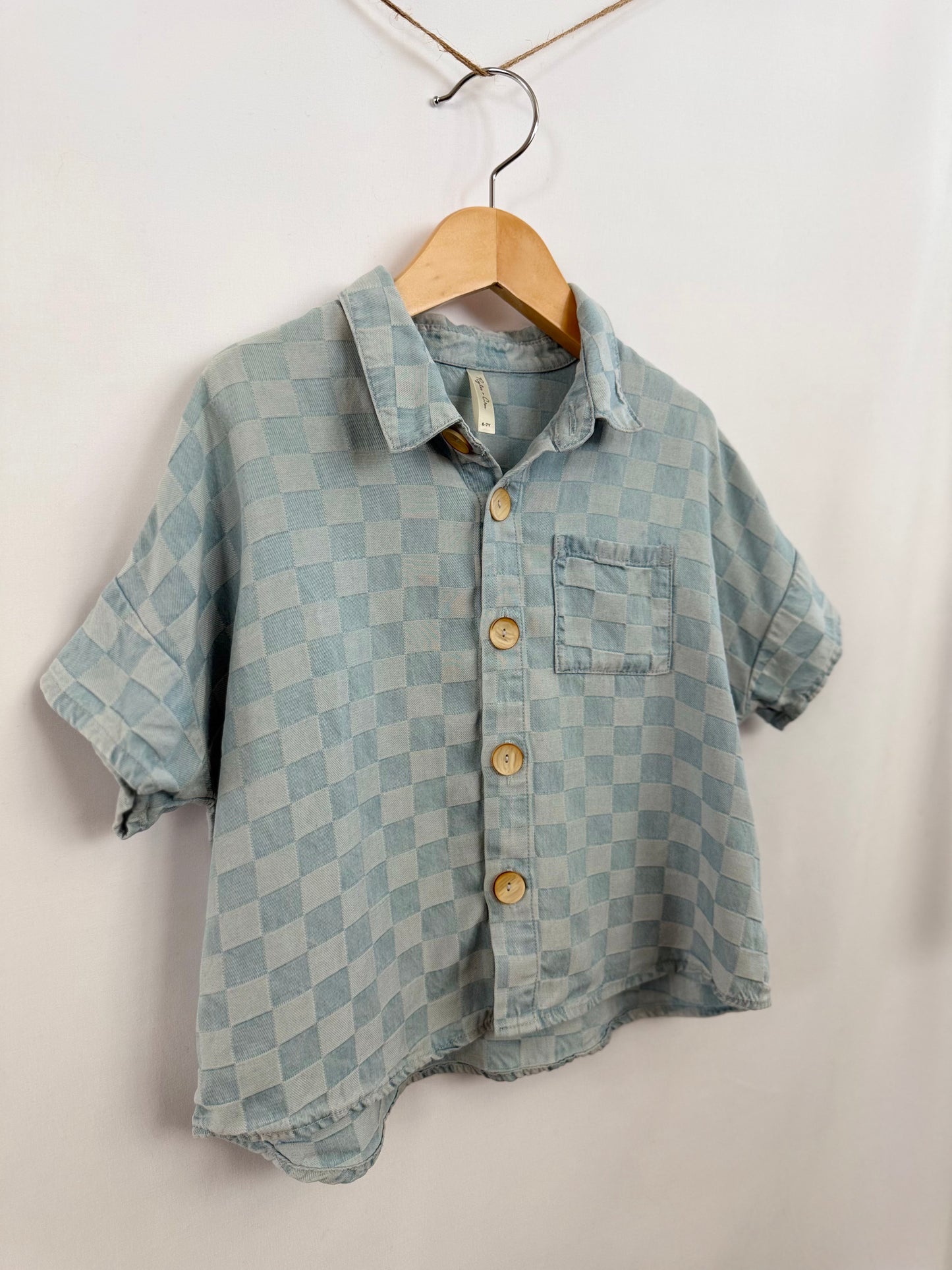 Rylee+Cru Boxy Shirt 6-7y